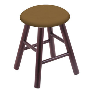 Maple Round Cushion Stool With Smooth Legs - Transitional - Bar Stools ...