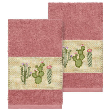 Mila 2 Piece Embellished Hand Towel Set