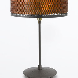 Matrix 15.5" Table Lamp | Topaz Matte - Table Lamps