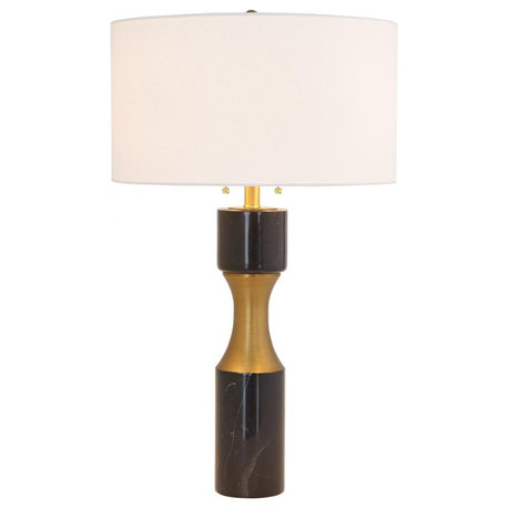 Marble Cinch Black Table Lamp