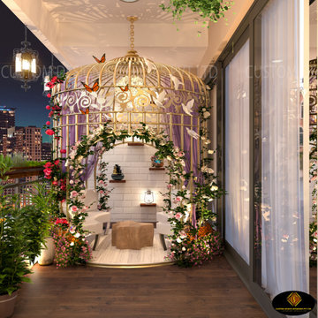 Mrs. Pinki Ghosh’s Latest Modern Balcony Design | India’s First Time Designed.