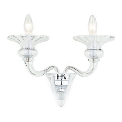 Inviting Home Inc. - Crystal Glass Sconce - Wall Sconces