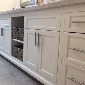 Flush Inset bathroom cabinets