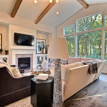 The Great Room - The Overbrook - Cascade Craftsman Family Home