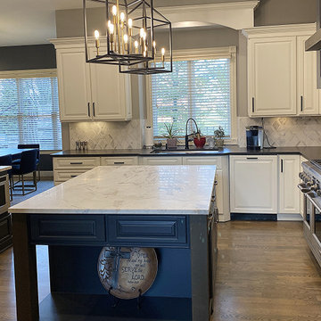 Modernizing a Tuscan style kitchen.....