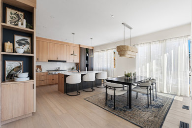 Minimalist kitchen photo in Denver