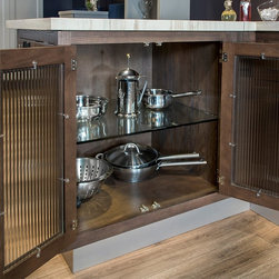 Base Cabinet, Glass Door Application - Kitchen Cabinetry