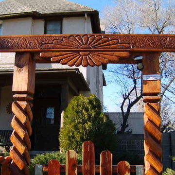 Artistic Southwestern Entry Gate
