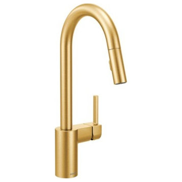 Moen 7565 Align Pull-Down Spray Kitchen Faucet - Brushed Gold