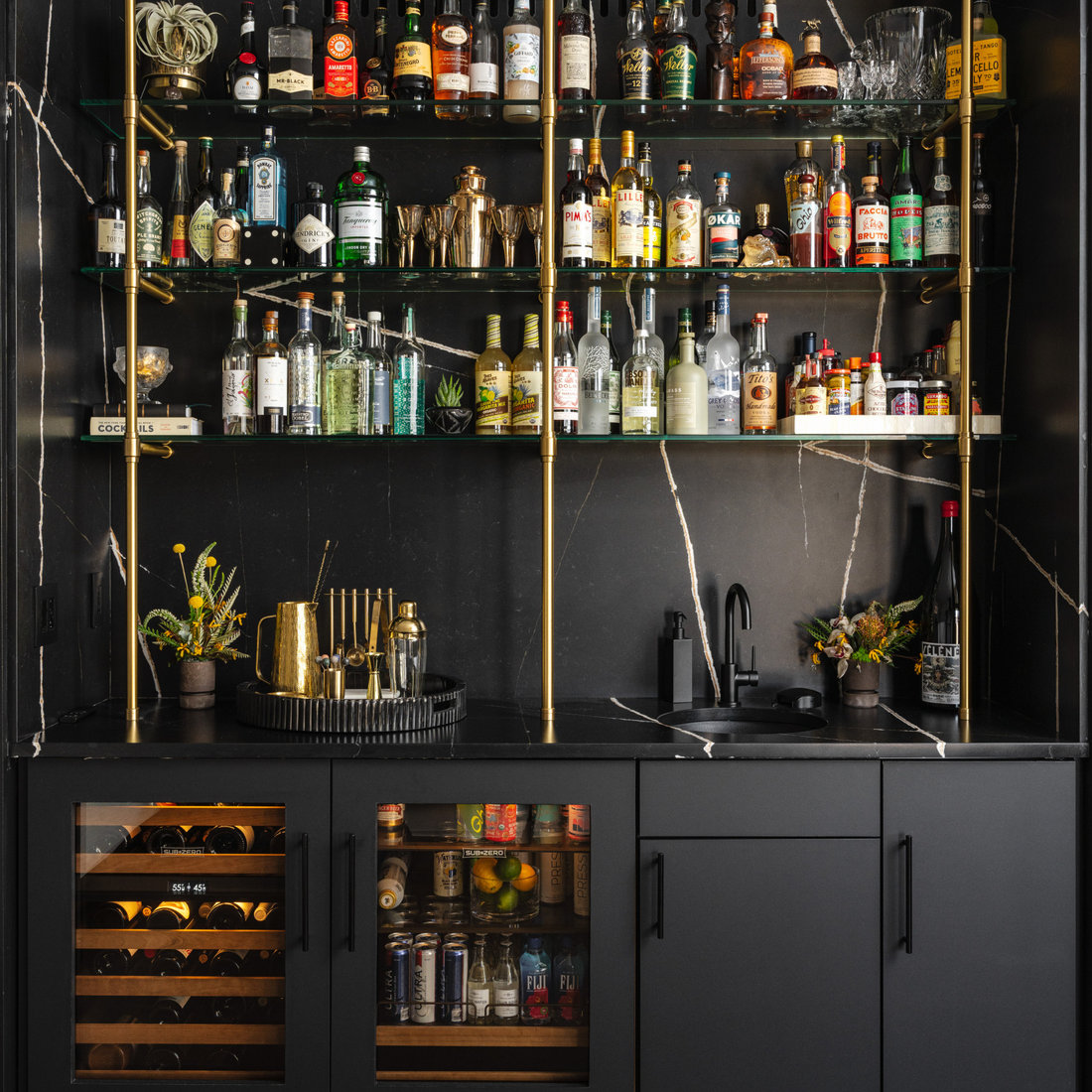 Luxe Modern Wet Bar
