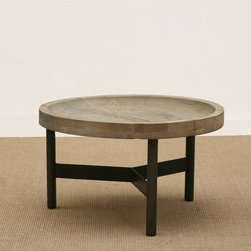 Brucs Small Round Oak Side Table - Side Tables & End Tables