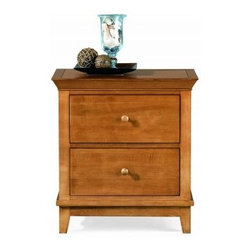 American Drew 181-420M Drawer Night Stand - Maple Sterling Pointe - Nightstands And Bedside Tables