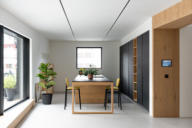 Ispirazione per una sala da pranzo minimalista