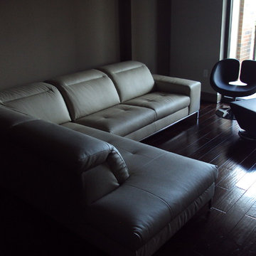 Angie Sectional, Image Chair, Pluto Ottoman