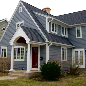 Wilmette, IL Cape Cod Style Home Remodel Windows & Siding