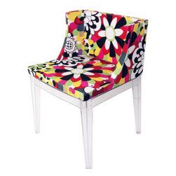 Chromatic Floral Arm Chair - Armchairs And Accent Chairs