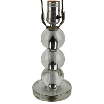 Consigned, Art Deco Glass 3 Spheres Lamp