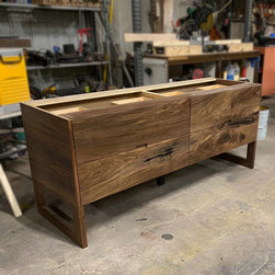 Free Standing Walnut Bath Vanity - Bathroom Vanities And Sink Consoles