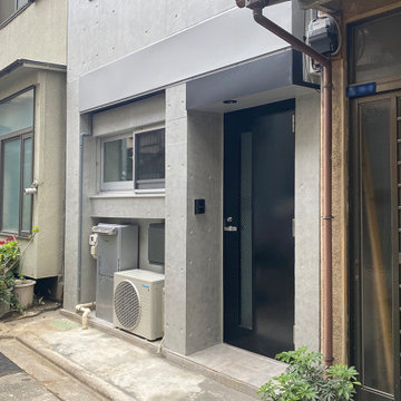 「佃の家」8.6坪の土地に二世帯住宅