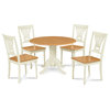 42" Burlington Drop Leaf Dining Table & Dining Chair Set, 3 Piece