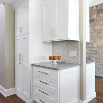 Elegant White Kitchen for Family Gatherings and Baking