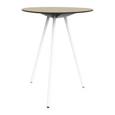 A-Lowha High Table, Sand, White Frame