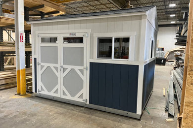 Inspiration for a garage remodel in Cleveland