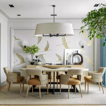 Contemporary Round Dining Table