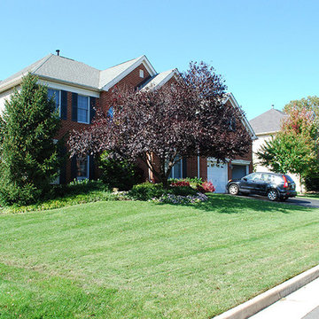 Front Yard Landscape Design in Herndon, Virginia