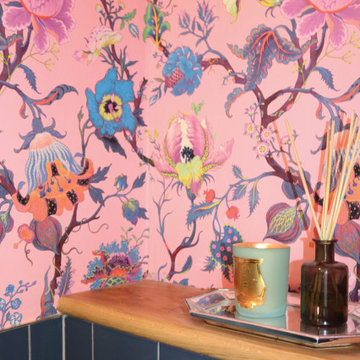Colourful cloakroom