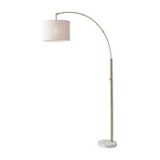 Bowery Arc Lamp, Antique Brass