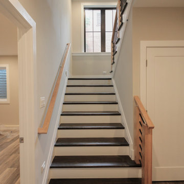 Project #69 | Contemporary Staircase with Horizontal Metal Rods