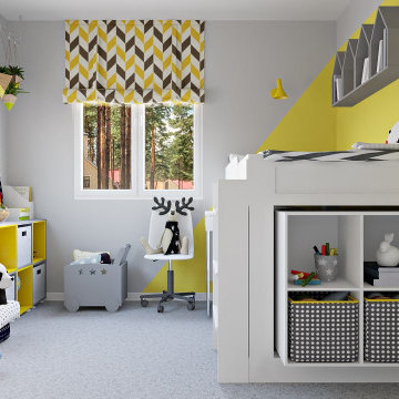 Before&After of the Kids Room 9,45 sq.m