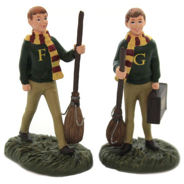 Department 56 Accessory FRED & GEORGE WEASLEY Polyresin Harry Potter 6003332