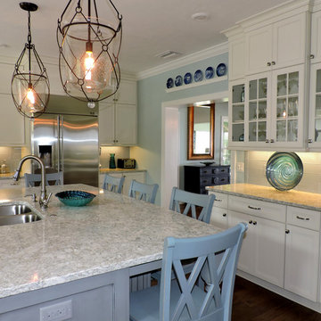 Coastal Contemporary - Transitional Style Kitchen Design