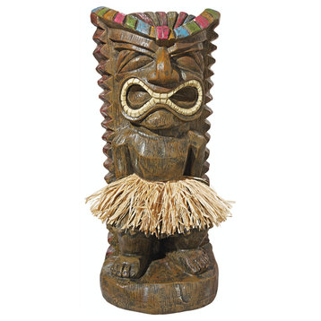 Pau Hana Hawaiian Tiki Totem Statue