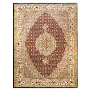 Patiala, One-of-a-Kind Hand-Knotted Area Rug Red, 9'2"x12'4"