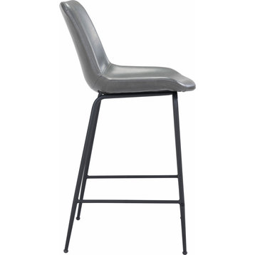 Salem Counter Chair - Gray