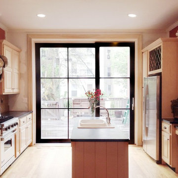 Open Brick Wall and Install High Efficiency Door