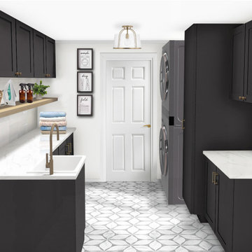 Contemporary Laundry Room