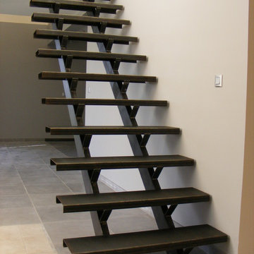 Escalier double limon