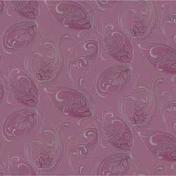 Leaves Jacobean - Wallpaper
