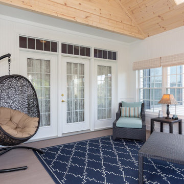 3 Season Room with AZEK Deck and Unilock Paver Patio