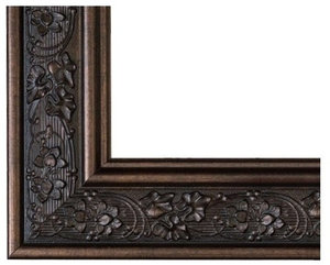 Verona Mirror Frame, Bronze Brown, Frame Only, 36"x42"