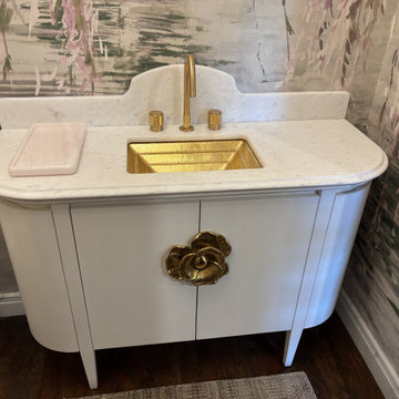 Marble Vanity with Ogee Edge