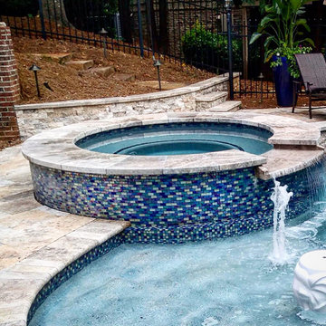 Atlanta Modern Free Form Swim up bar