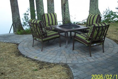 This is an example of a patio in Portland Maine.
