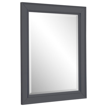 Napa 28" Wall Mirror, Marine Gray