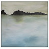 Abstract Landscape Modern Minimalist Acrylic Painting on Canvas, 36"x36"