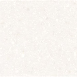 Corian&reg; Antarctica is soft white textured, with large stark white particles. - Products